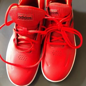 Red Adidas Own The Game Wide Shoes